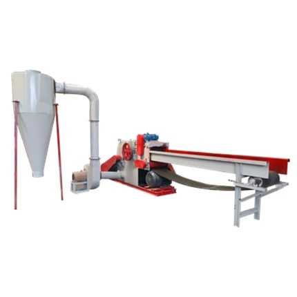 強制壓輥進料木材粉碎機